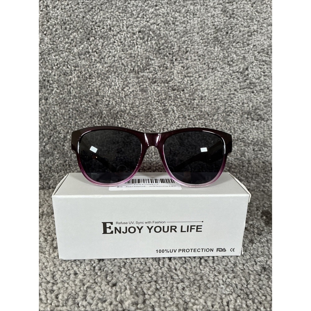Enjoy Your Life 100% Uv Protection Sunglasses Purple